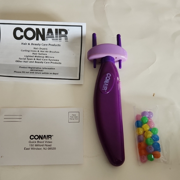 Conair Quick Braid Hair Tool in Purple - Picture 1 of 5